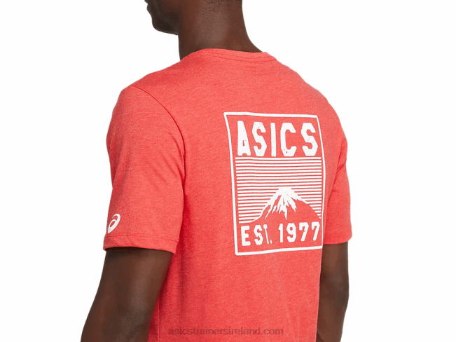 Fuji 1977 Tee Classic Red Heather Asics XXPD2082