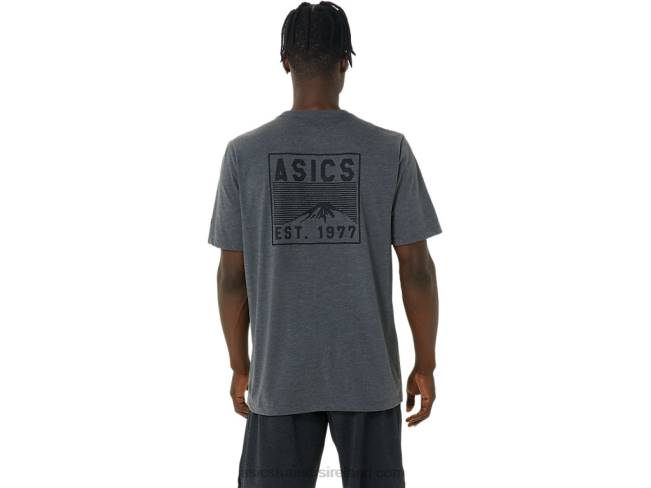 Fuji 1977 Tee Dark Grey Heather Asics XXPD886