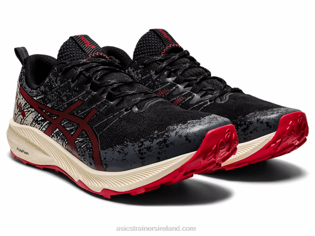 Fuji Lite 2 Black/Electric Red Asics XXPD1661