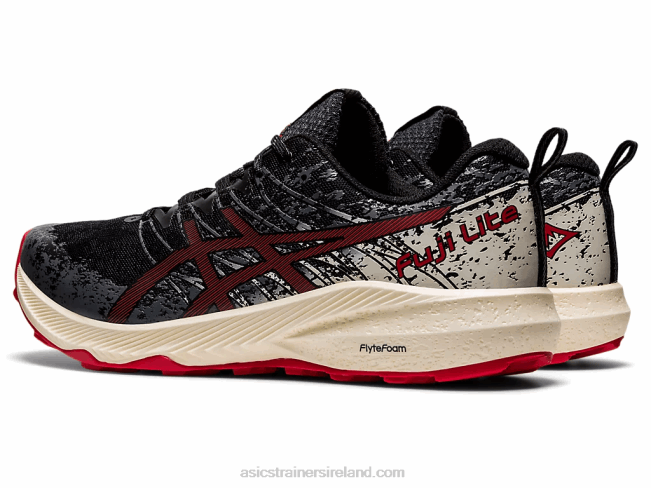 Fuji Lite 2 Black/Electric Red Asics XXPD1661