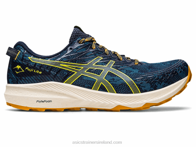 Fuji Lite 3 Ink Teal/Golden Yellow Asics XXPD624