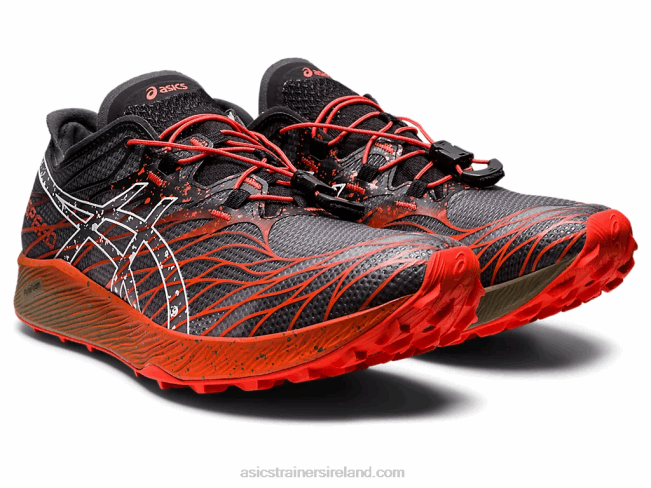 Fujispeed Black/Cherry Tomato Asics XXPD976