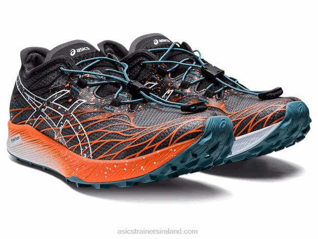 Fujispeed Black/Nova Orange Asics XXPD2906