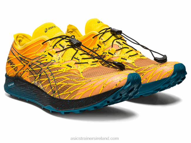 Fujispeed Golden Yellow/Ink Teal Asics XXPD636