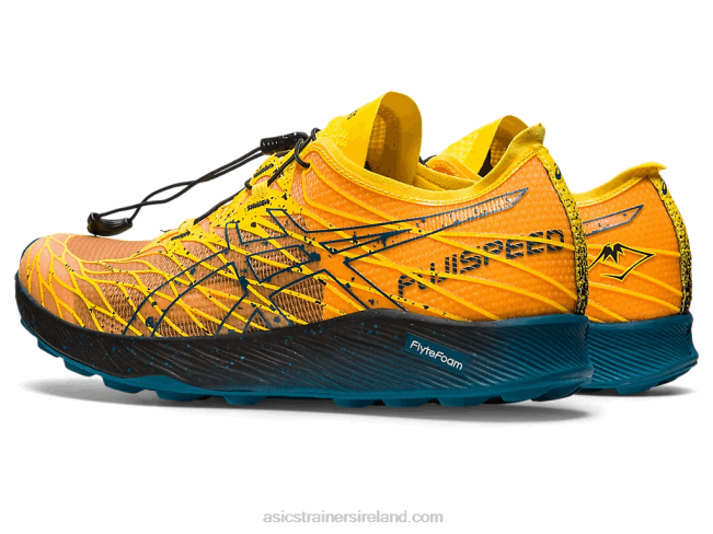 Fujispeed Golden Yellow/Ink Teal Asics XXPD636