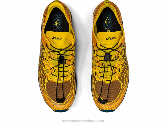 Fujispeed Golden Yellow/Ink Teal Asics XXPD636