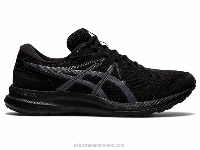 Gel-Contend 7 Extra Wide Black/Carrier Grey Asics XXPD1960