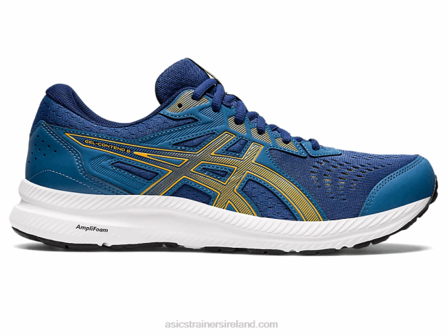 Gel-Contend 8 Extra Wide Azure/Amber Asics XXPD718