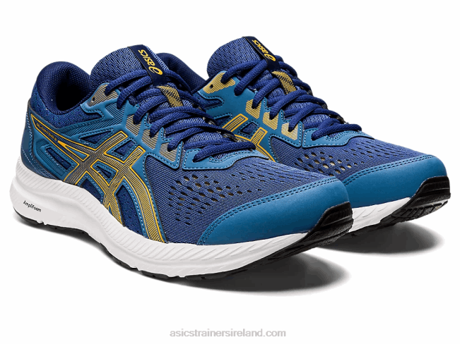 Gel-Contend 8 Extra Wide Azure/Amber Asics XXPD718