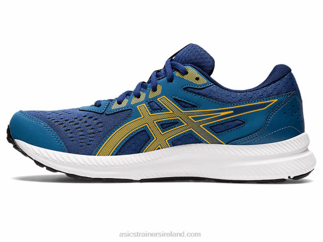 Gel-Contend 8 Extra Wide Azure/Amber Asics XXPD718