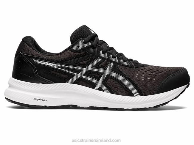 Gel-Contend 8 Extra Wide Black/White Asics XXPD715