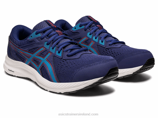 Gel-Contend 8 Extra Wide Indigo Blue/Island Blue Asics XXPD395