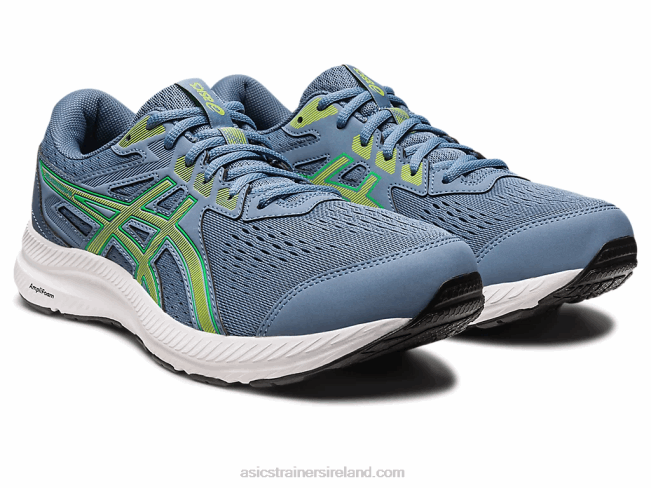 Gel-Contend 8 Steel Blue/Lime Zest Asics XXPD530