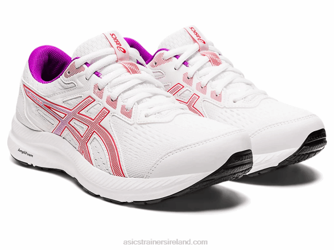 Gel-Contend 8 White/Red Alert Asics XXPD2657