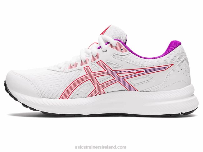 Gel-Contend 8 White/Red Alert Asics XXPD2657