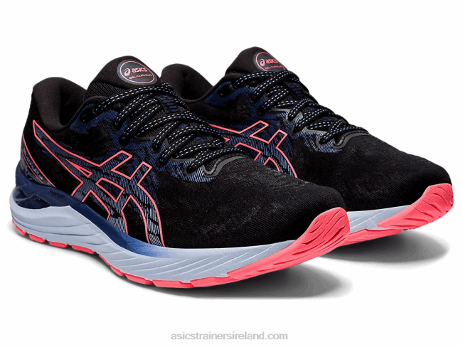 Gel-Cumulus 23 Black/Blazing Coral Asics XXPD3886