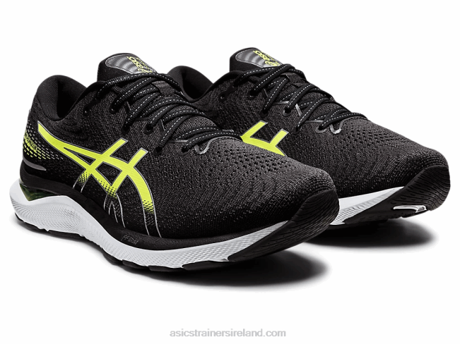 Gel-Cumulus 24 Black/Hazard Green Asics XXPD1316