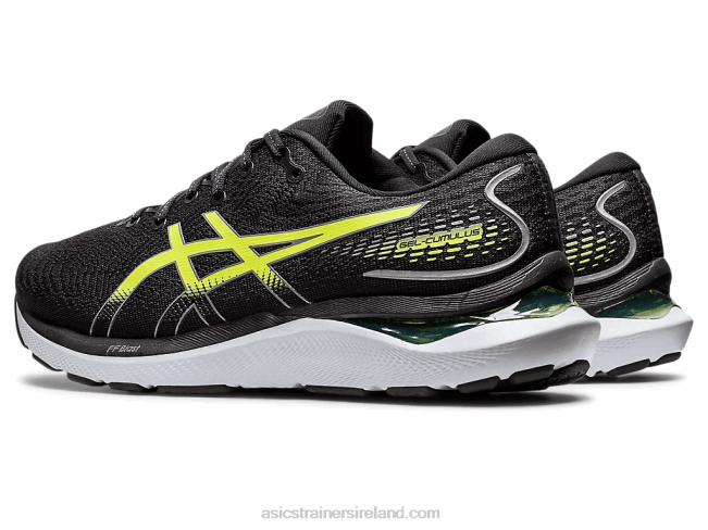 Gel-Cumulus 24 Black/Hazard Green Asics XXPD1316