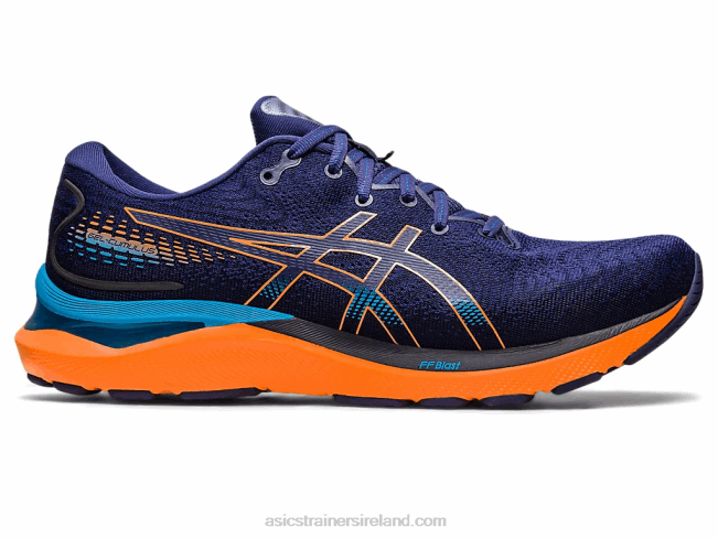 Gel-Cumulus 24 Indigo Blue/Sun Peach Asics XXPD363