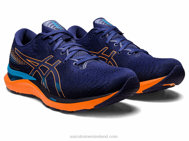 Gel-Cumulus 24 Indigo Blue/Sun Peach Asics XXPD363