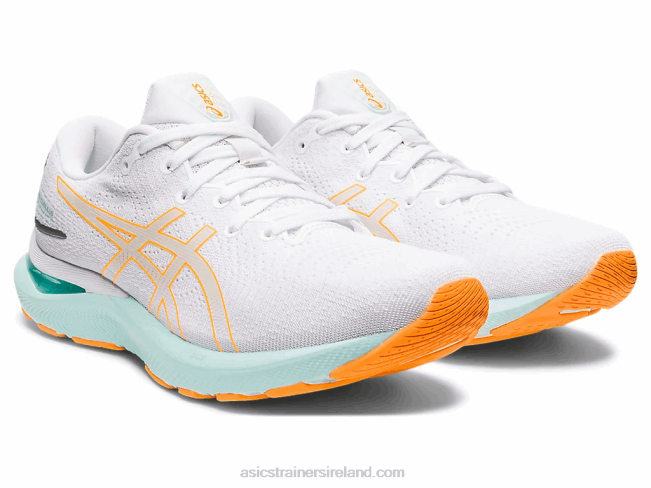 Gel-Cumulus 24 White/Orange Pop Asics XXPD3232