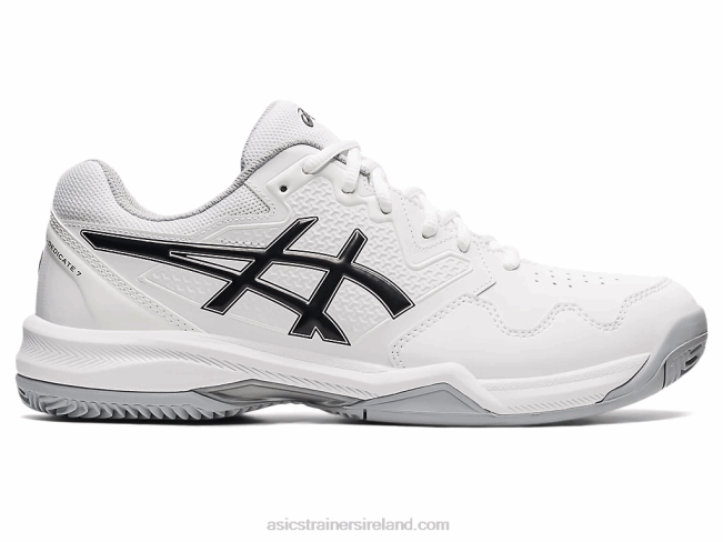 Gel-Dedicate 7 Clay White/Black Asics XXPD1583