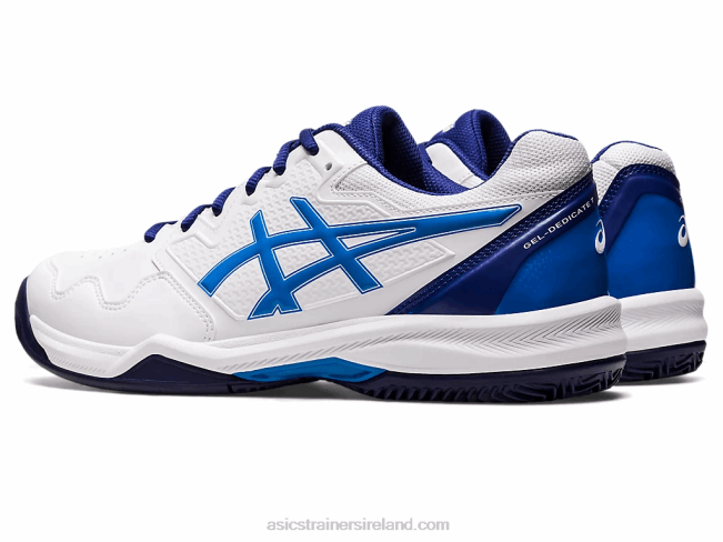 Gel-Dedicate 7 Clay White/Electric Blue Asics XXPD1147