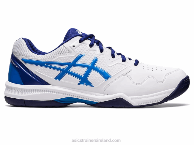 Gel-Dedicate 7 White/Electric Blue Asics XXPD1148