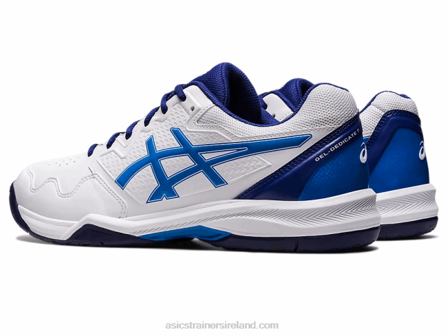 Gel-Dedicate 7 White/Electric Blue Asics XXPD1148