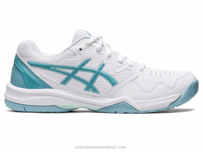 Gel-Dedicate 7 White/Smoke Blue Asics XXPD3181