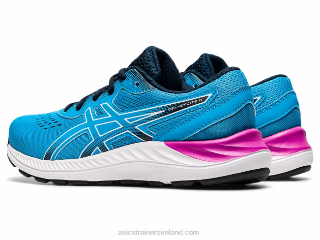 Gel-Excite 8 Grade School Digital Aqua/White Asics XXPD4528