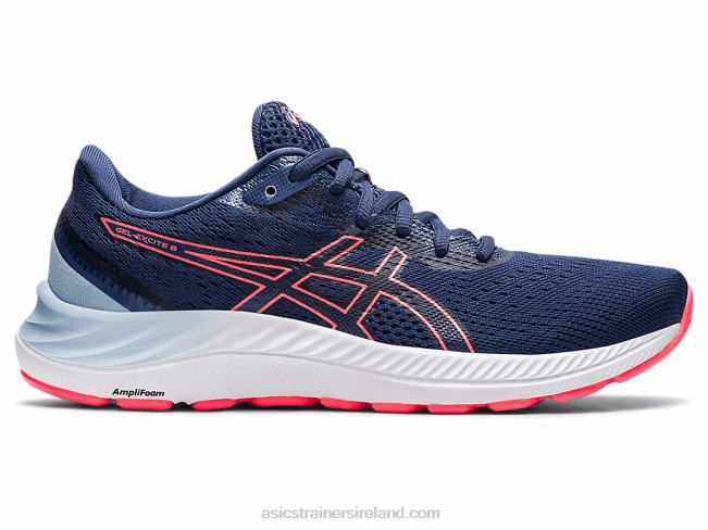 Gel-Excite 8 Thunder Blue/Blazing Coral Asics XXPD3599