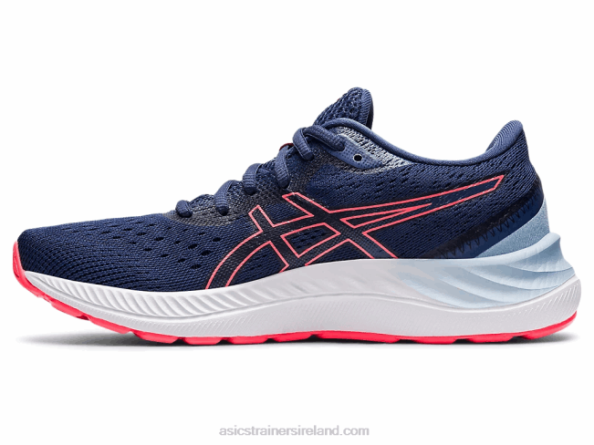 Gel-Excite 8 Thunder Blue/Blazing Coral Asics XXPD3599