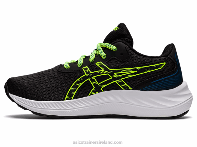 Gel-Excite 9 Grade School Black/Hazard Green Asics XXPD4507