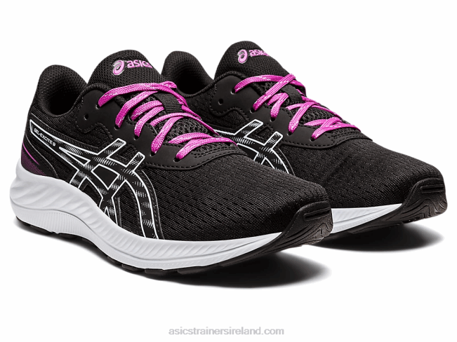 Gel-Excite 9 Grade School Black/Soft Sky Asics XXPD4380