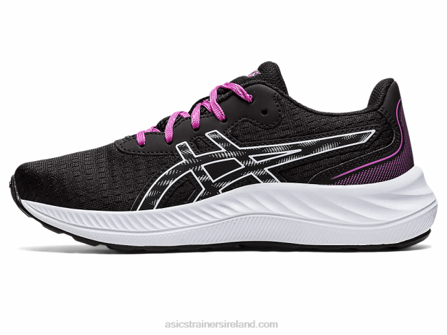 Gel-Excite 9 Grade School Black/Soft Sky Asics XXPD4380