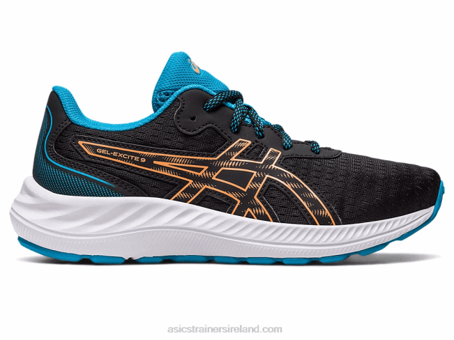 Gel-Excite 9 Grade School Black/Sun Peach Asics XXPD4307