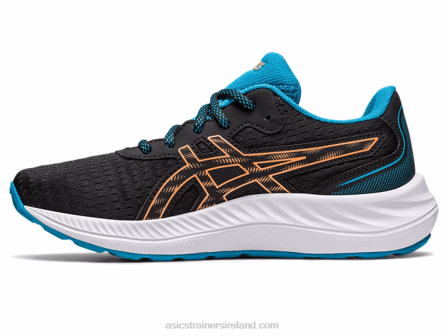 Gel-Excite 9 Grade School Black/Sun Peach Asics XXPD4307