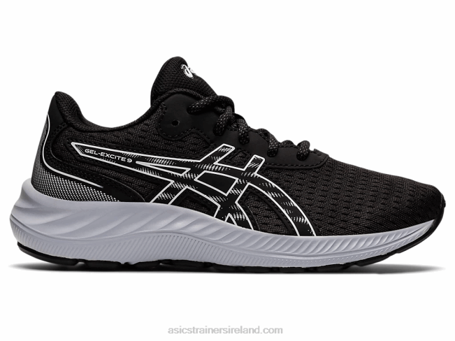 Gel-Excite 9 Grade School Black/White Asics XXPD4466