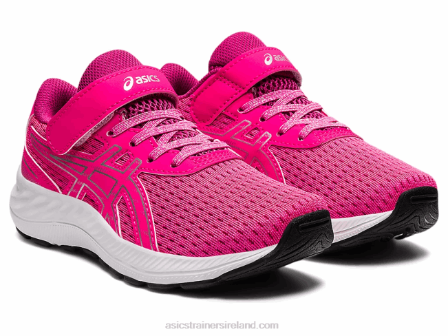 Gel-Excite 9 Grade School Pink Glo/Pure Silver Asics XXPD4459