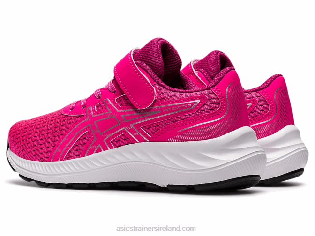 Gel-Excite 9 Grade School Pink Glo/Pure Silver Asics XXPD4459