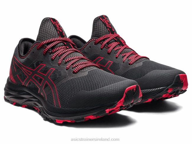 Gel-Excite Trail Graphite Grey/Electric Red Asics XXPD1734