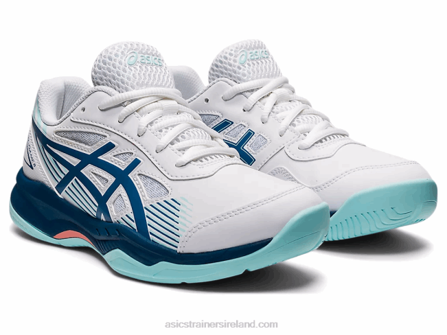 Gel-Game 8 Grade School White/Light Indigo Asics XXPD4492