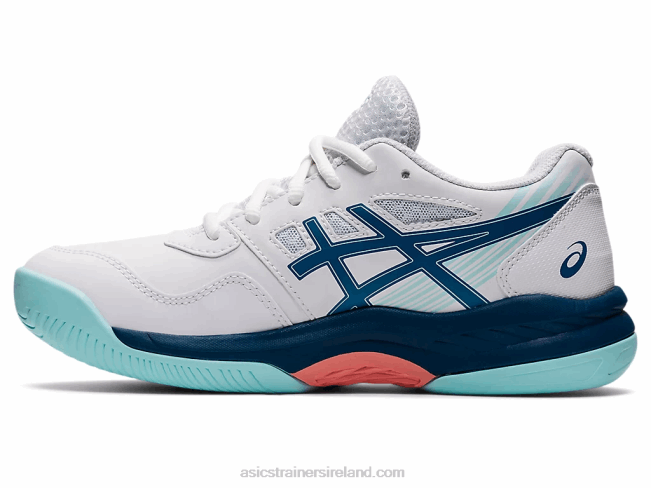 Gel-Game 8 Grade School White/Light Indigo Asics XXPD4492