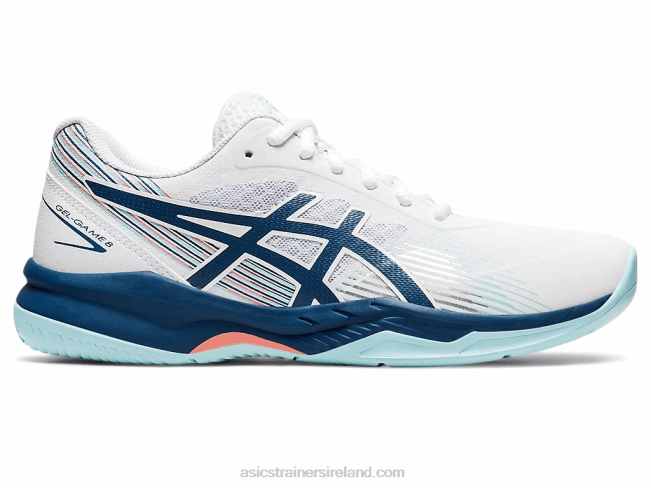 Gel-Game 8 White/Light Indigo Asics XXPD3532