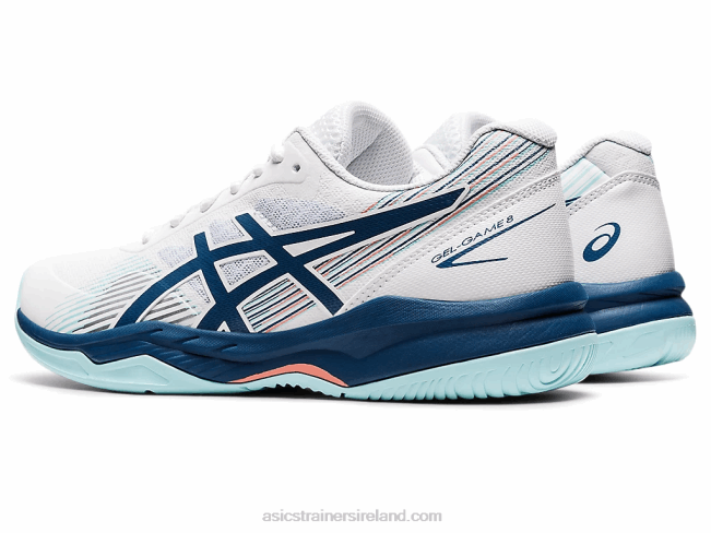 Gel-Game 8 White/Light Indigo Asics XXPD3532