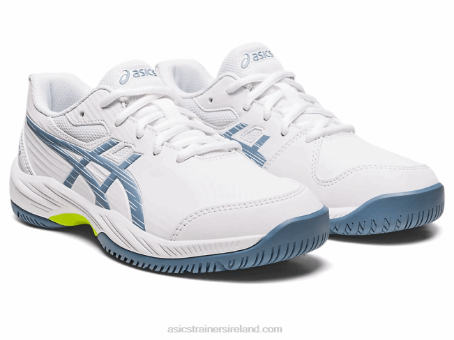 Gel-Game 9 Grade School White/Steel Blue Asics XXPD4267