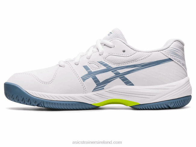 Gel-Game 9 Grade School White/Steel Blue Asics XXPD4267