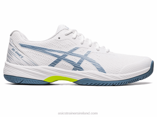 Gel-Game 9 White/Steel Blue Asics XXPD410