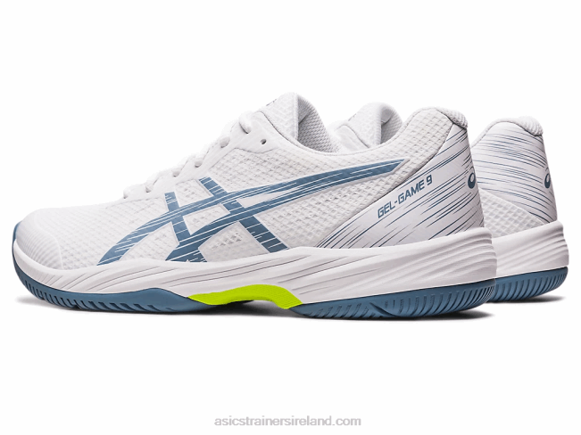 Gel-Game 9 White/Steel Blue Asics XXPD410